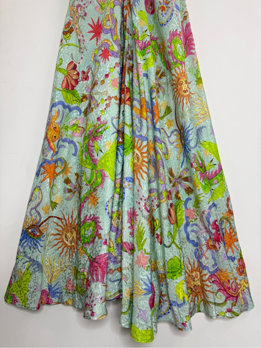 Johnny Was Eva Maxi Dress Kayla Print Size XL Embellished Celestial Print NWT - Picture 11 of 15